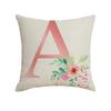 New Small Fresh Letter Series Pillow Cover Office Sofa Living Room Decoration Linen Cushion Cover