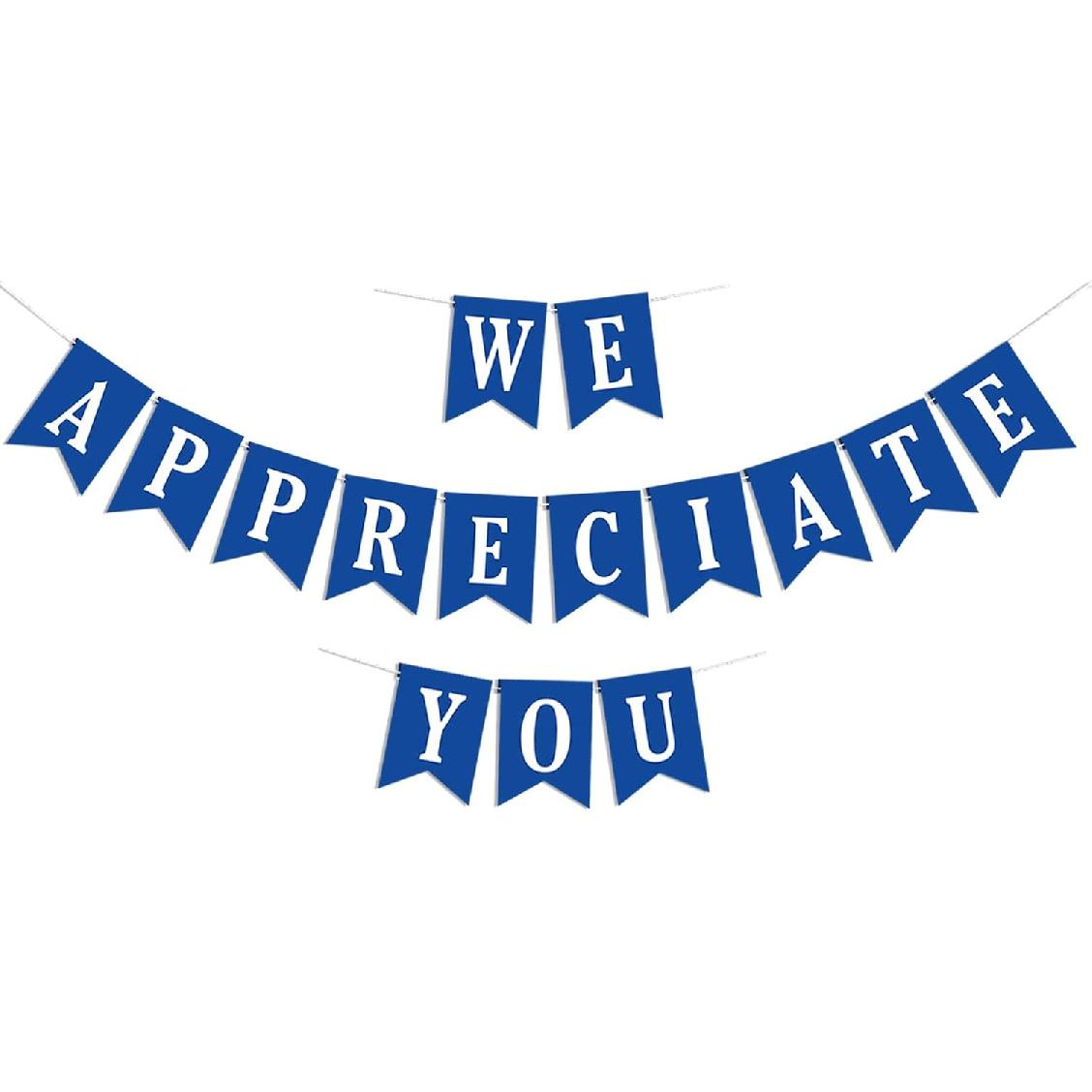 We Appreciate You Banner, Thank You Sign, Staff Appreciation Banner, Thanks for All You Do Banner, Employee Appreciation Decorations, Team