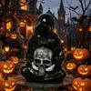 Exquisite Halloween Light for Display Skull Light, Spooky Gothic Style Ornament, Waterproof Decorative Handmade Sculpture Meditation Indoor Tabletops
