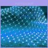Mesh Colored Light String Rain Protection Christmas Decoration For Garden And Festival