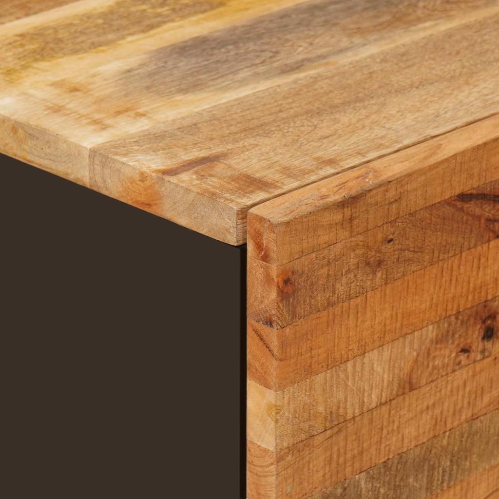 Sideboard 3 pcs Brown 60 x 33 x 75 cm Solid Mango Wood