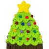 Knitted Christmas Tree Hat Keeping Warm Head Hat Decorations Supplies for Holiday Birthday New Year Party Decorations