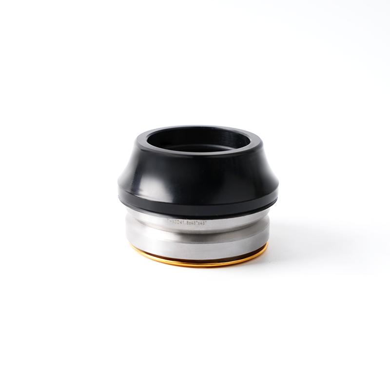 

POLSO BMX Bike Headset Aluminum Alloy 28.6*41.8*9.5mm Sealed Bearings Bicycle Fork Internal Steering Bearing чорний