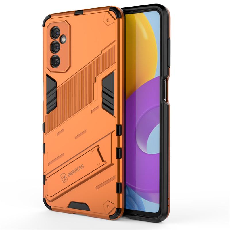 

PUNK Phone Case For Samsung Galaxy M52 5G Case Samsung Galaxy M52 Cover Armor PC Shockproof Protective Case For Samsung M52 5G For Samsung M52 5G оранжевый