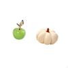 Ceramic Figurine Fruit Sculpture And Pillow Decorative Ornament for Home Cafe Study Room Bedroom