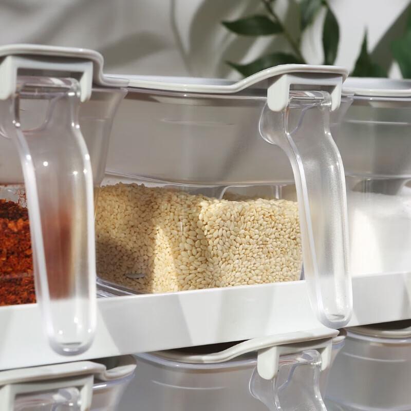 Press-Type Glass Food Storage Jar