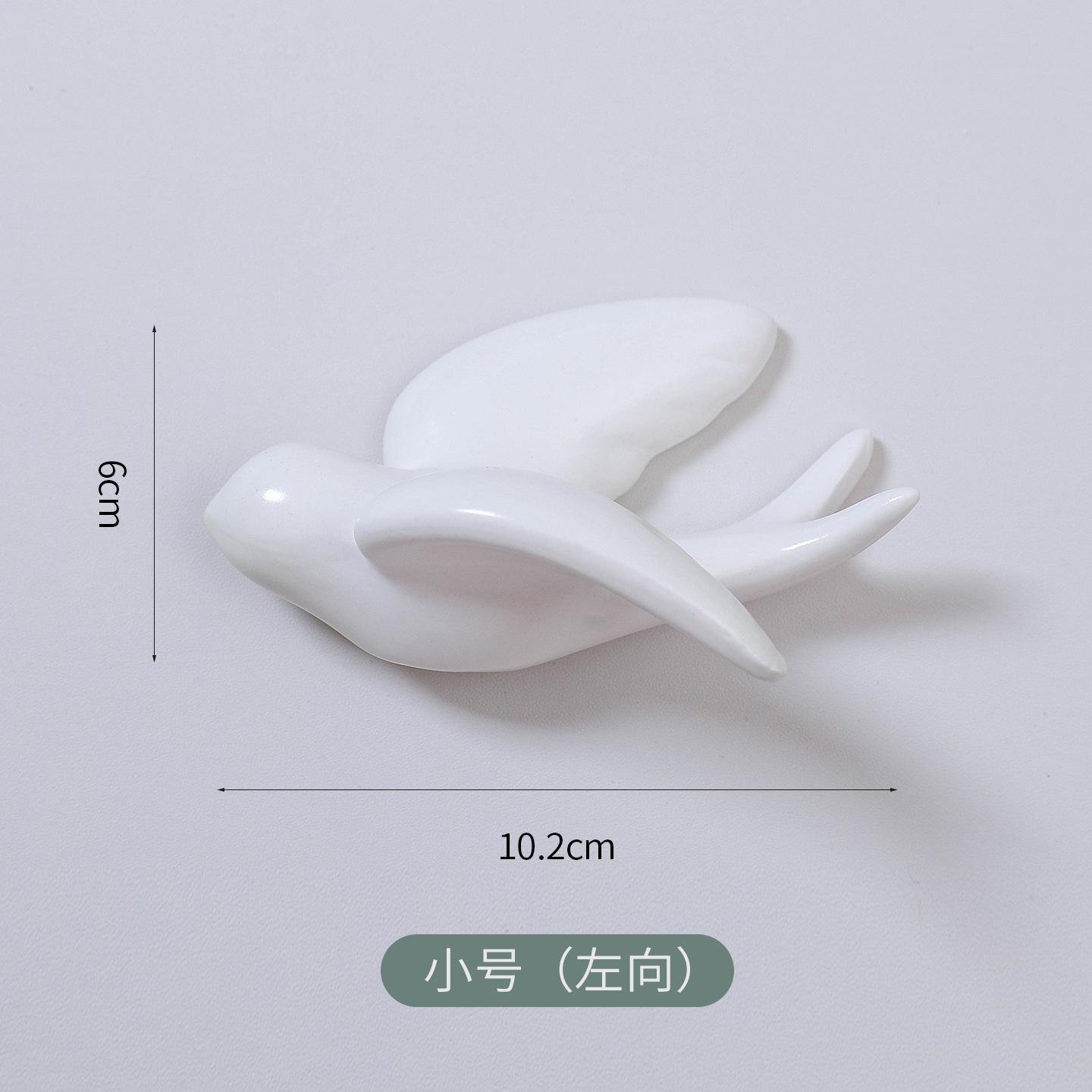 

Настенное украшение Керамические поделки Трехмерная птица Аксессуары для фона Ласточка Аксессуары для украшения комнаты