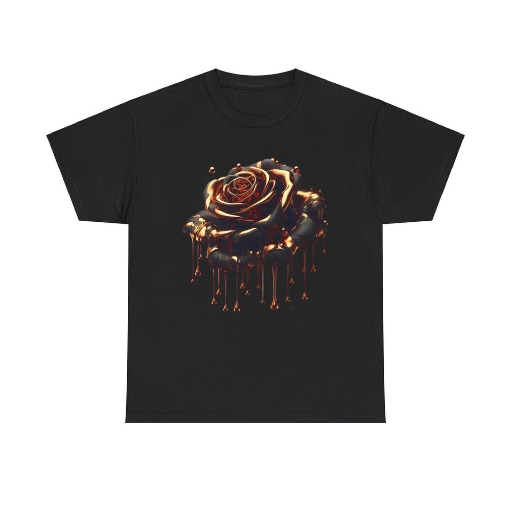 Close-Up Abstract Rose Unisex Cotton Tee T Shirt Graphic