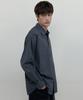 WEDNESDAY OASIS Weekday Pocket Shirt_Ash Blue(Wb6Sh14)