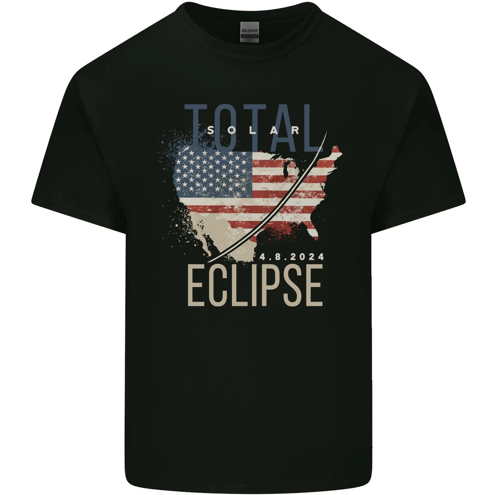 

USA Total Solar Eclipse Kids T-Shirt Childrens 2XL