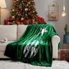Saint-etienne Football Club Throws Blanket Flannel Blankets Plush for Couch Bed Gifts for Men Women Travel picnic blanket Christmas fan gifts