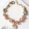 Panjia Bracelet Stylishdiy Beaded Bracelet Copper Alloy Multi-element Rhinestone Fashiontrendy Women's Bracelet
