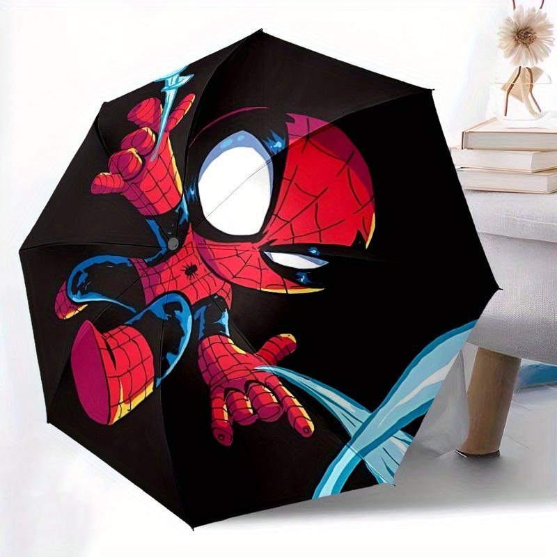 1pc Spider-Man Automatic Open/close Folding Umbrella, Compact Portable Travel Umbrella, Perfect Gift for FriendsCute Umbrella yy250812043