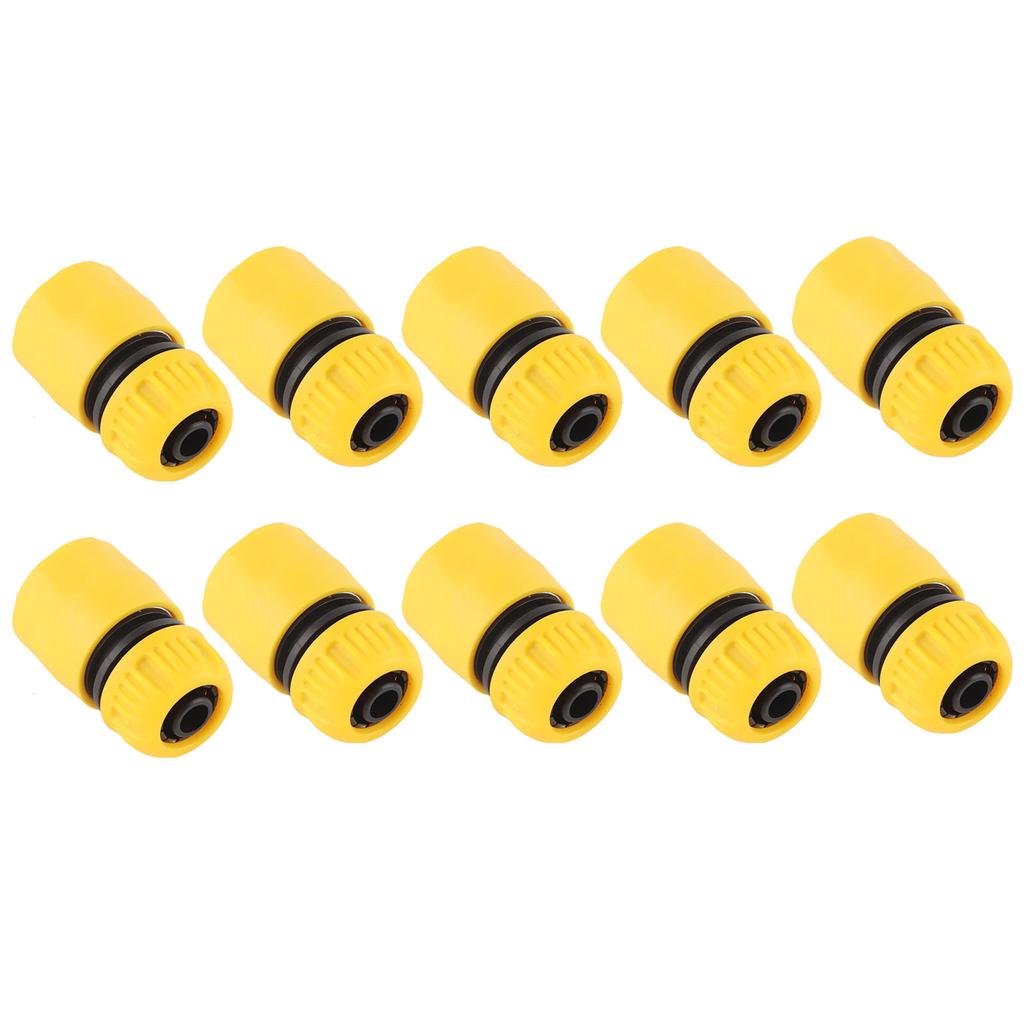 10 STK Vannslange Hurtigkoblingsfittings Plast Landbruksvanningstilbehør for Hage for