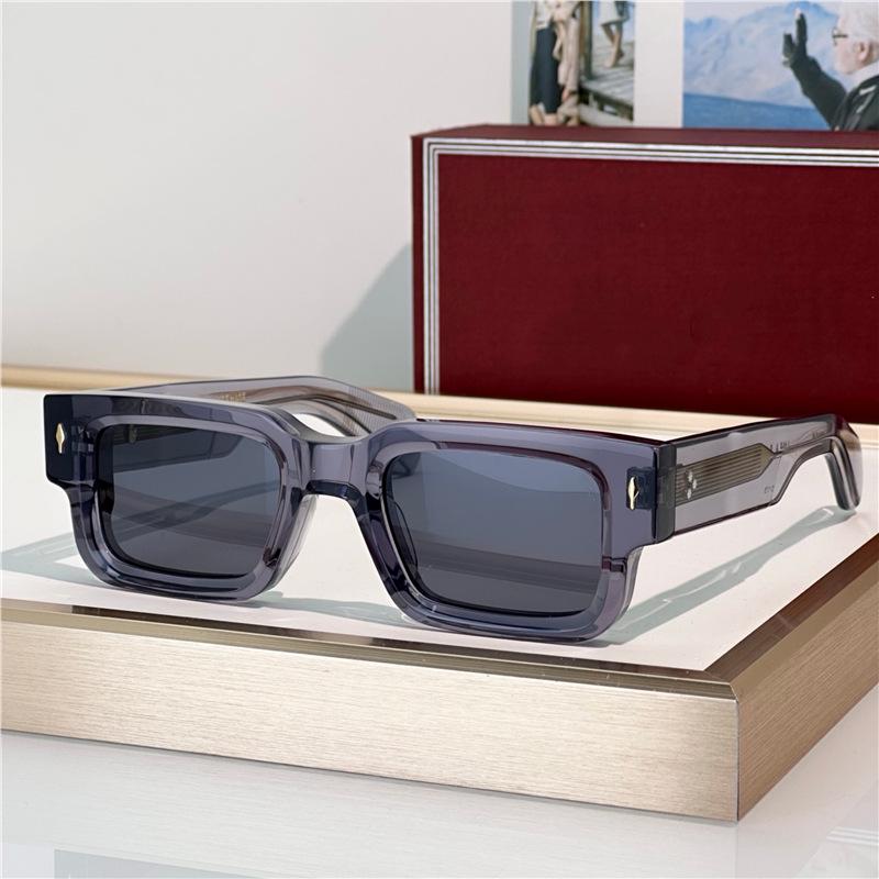 ASCARI Fashion Square Handmade Acetate Sunglasses, Trendy Sunscreen for Men & Women, Perfect for Holidays & Parties