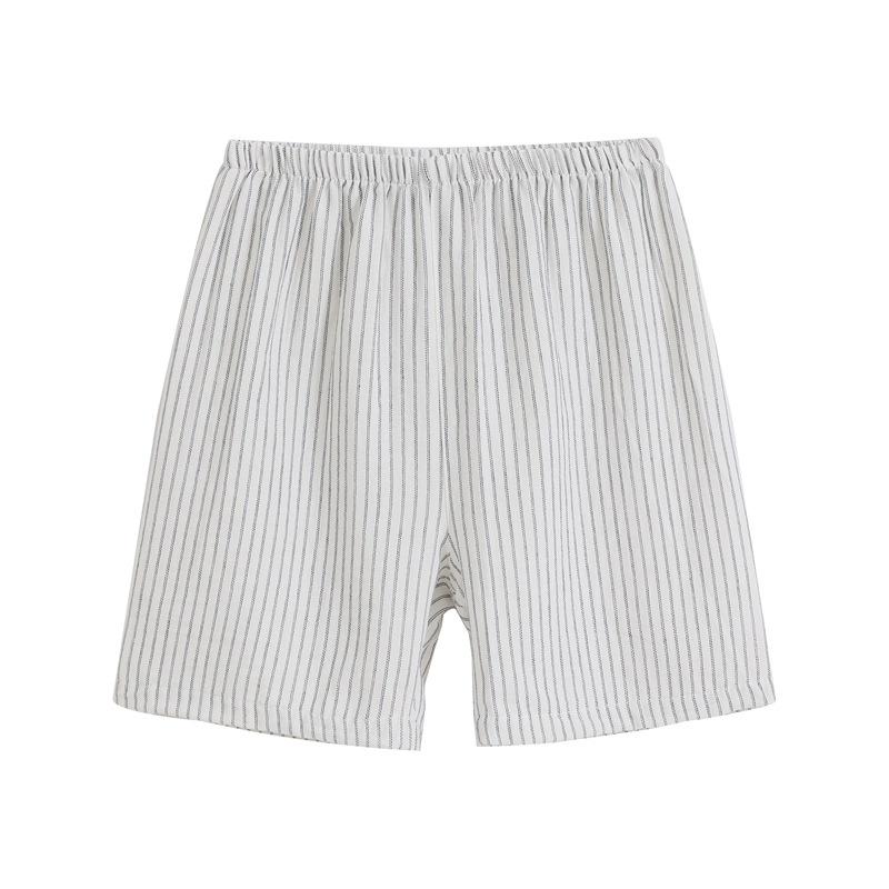 Muji-Style All-Cotton Double Gauze Pajama Shorts for Women & Men