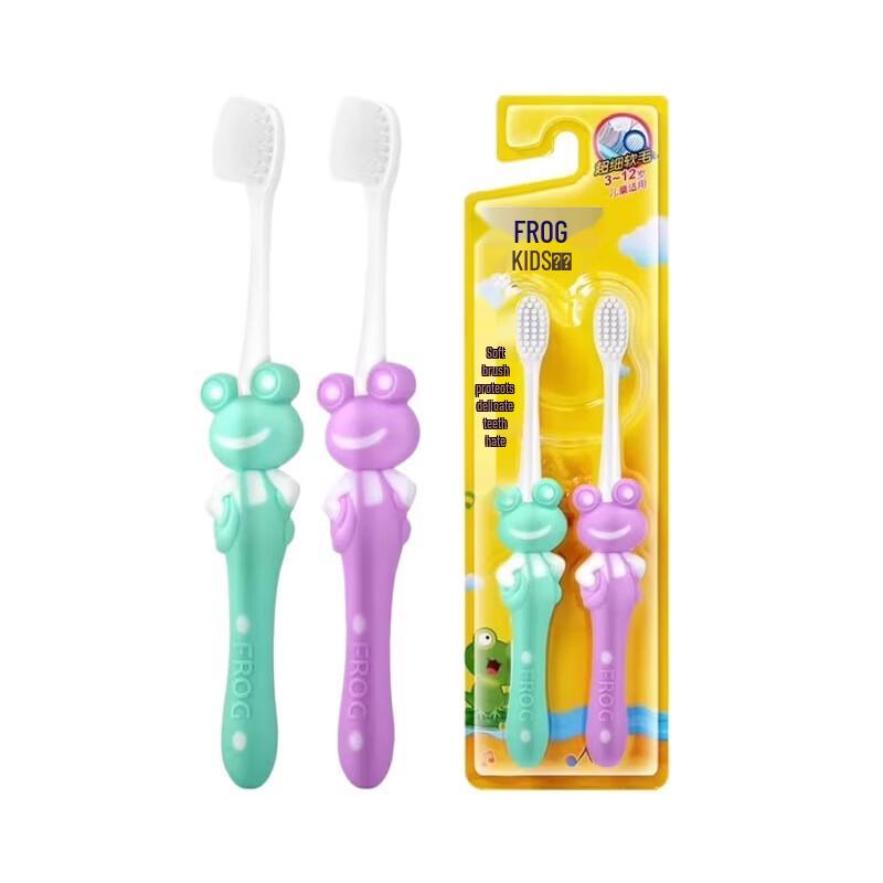 Frog 2-12Y Kids Soft-Bristle Toothbrush 6-Pack