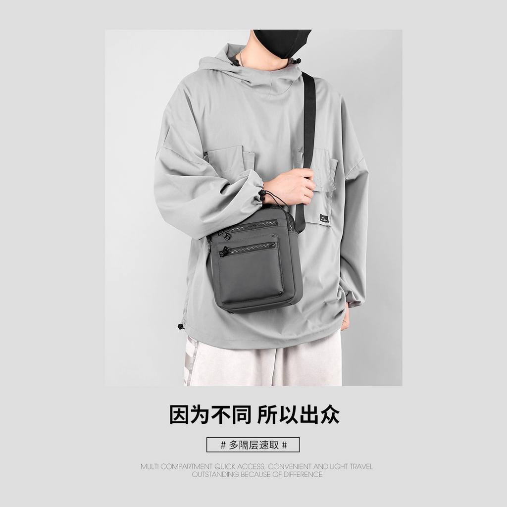 New Men's Shoulder Bag Large-capacity Outdoor Handbag Casual Men's Trendy Bag Oxford Cloth Waterproof Messenger Bag