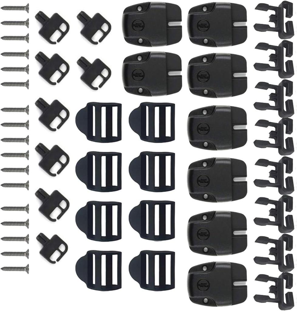 8PCS Hot Tubs Cover Replacement with Steel Screws Stormproofed Clamping Systems for Spa Accessories Bullfrog Spa Replacement Clips