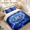 Custom Name Bedding Set 3 PiecesQueens Park Rangers FC Print Duvet Cover + 2 Pillowcases Soft Bed Decor