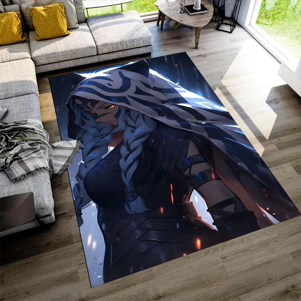 Star Wars Floor Rug Office Rug Design for Balcony Living Rooms Bedrooms Playrooms Anti-slip Rug Office Home Decor Wedding Party Gift