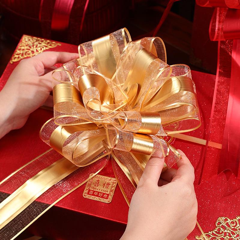 Luxury Wedding Car Decoration Ribbon and Flower Set