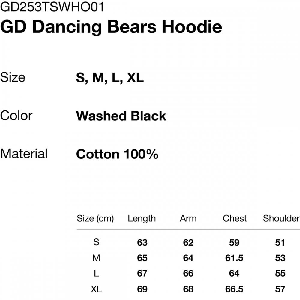 Thisisneverthat Gd Tanzende Bären Hoodie Gd253tswho01