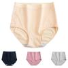 Women Panties Solid Color Abdomen Lady Mesh Stretchy Briefs for Postpartum
