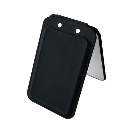 

Магнитный держатель для карт с зеркалом, противоскользящая подставка для телефона Magsafe для iPhone чёрный