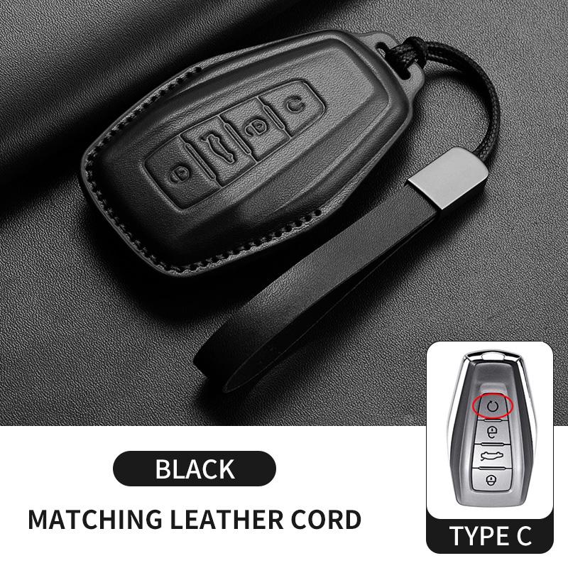 

Leather Car Remote Key Case Cover For Geely For Geely Coolray X6 X7 Ex7 Emgrand Global Hawk Gx7 Kulrey Gt Gc9 Atlas Boyue Nl3