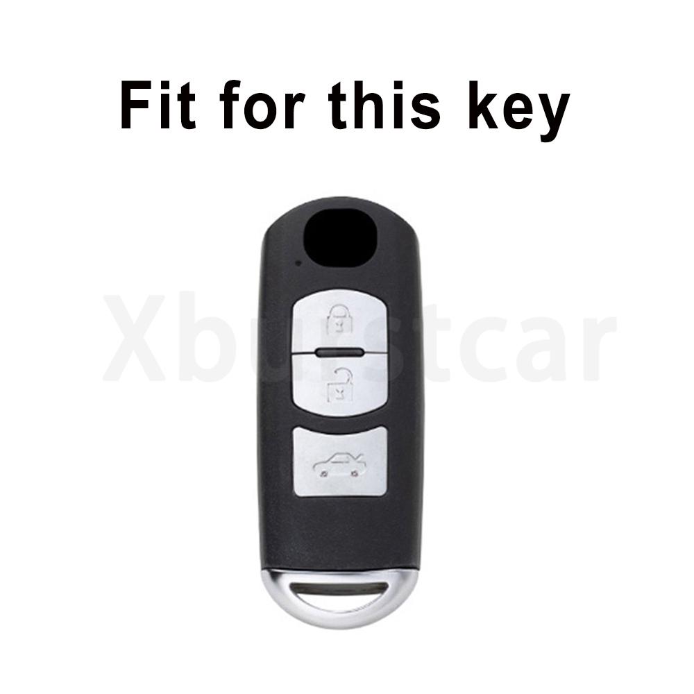 Auto Car Key Case Cover Keyless Keychain Protector For Mazda Cx7 Cx-9 Cx8 Cx-3 Cx3 Cx-5 Cx5 2 3 5 6 Bl Bm Gj Atenza Axela Demio