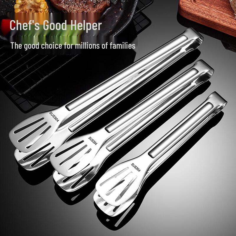 Anti-scald Stainless Steel Food Tongs
