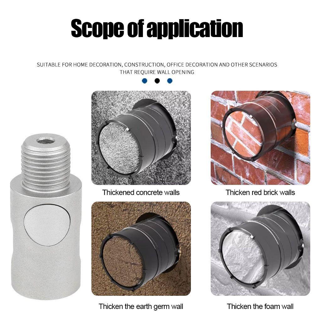 M20 Center Drill Quick Converter Efficient Home Renovations Tool Hole Opener Conversion Head  Brick