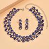 Luxury Necklace Earrings Set Choker Neck Chain Fashion Stud Earrings  Gift Giving