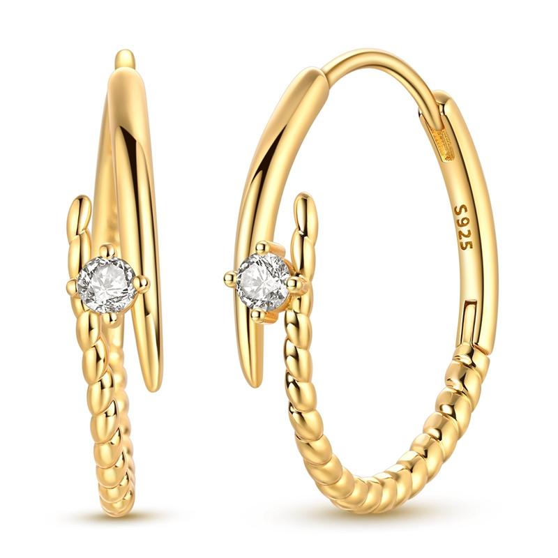 925 Sterling Silver Earrings Eternal Infinite Love Heart Starlight Hoops Earrings for Women Ladies Wedding Jewelry Fashion Gifts