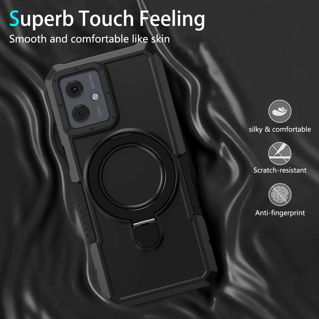 Military Grade Armor Case For Motorola Moto E14 G04S G04 G24 G54 G14 G84 G22 E13 Cover Shockproof Stand Holder Coque Shell Funda