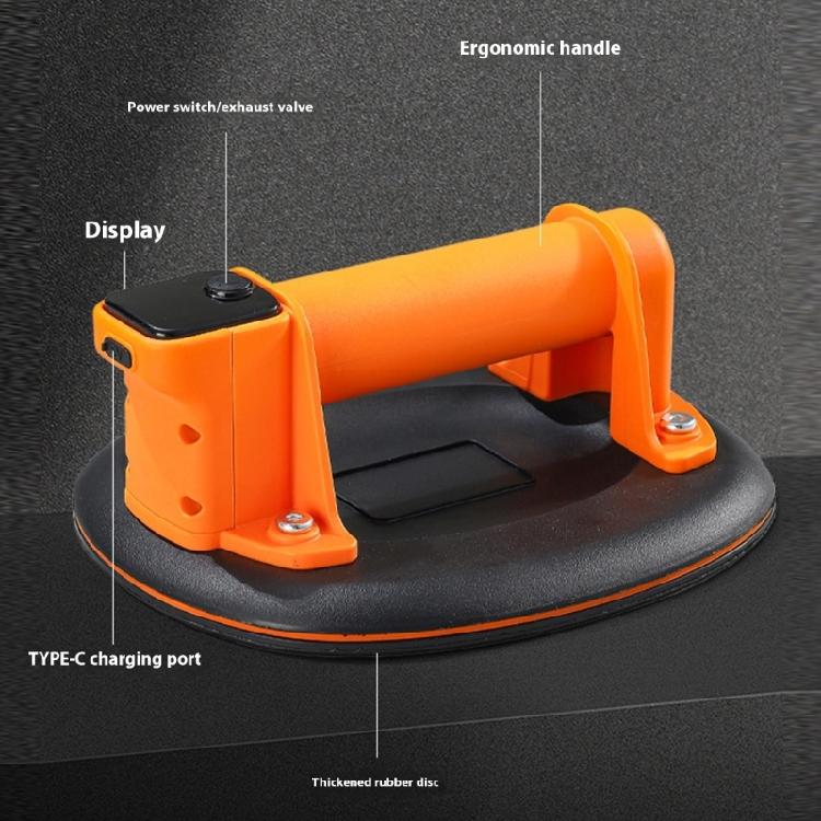 Auto Replenishes Vacuum Lifters for Tile Installation 200kg Capacity 8Inch Rechargeable ABS Vacuum Lifter Cups