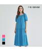 MESENSE Elastic Waist Short Sleeve Long Dress_Mb46Opm184A