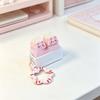 Finger Button Anti-stress Toy Pendant Cheese Calming Keychain Keys Fidget Keychain  Children Adults