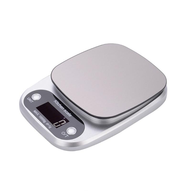 Professional Baking Scale  Precise Measurement 5kg Extreme Rustless Face Large LCD Screen Unit Conversion Weight Function