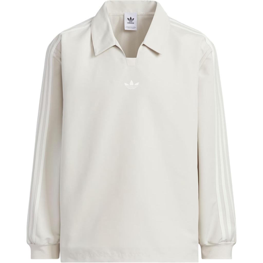 Adidas Originals Rugby Comfortable Soft Versatile Sports Long Sleeve Polo Shirt Unisex Tops KH4517