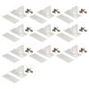 Metal Roof Snow Retention Guards with Neoprene Seal Gasket & Screws Protect Against Sliding Snow Easy Installation 10pcs