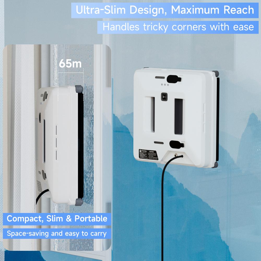 Mini Saugroboter Fensterputzroboter Fensterroboter Intelligente Planung