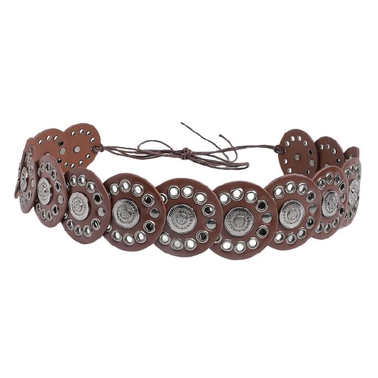 Retro Wide Disc Belt for Women Western Styles Waist Belt Cincher Belt for Various Waist Styling Party Waist Accessories