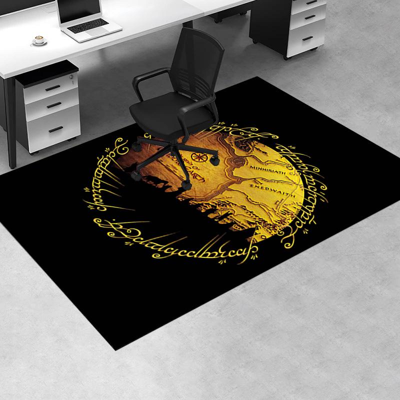 

Middle Earth Map Poster - Fantasy World Art Print for Wall Decor Office Mat Home Decor Office Desk Chair Rugs Chair Carpet for office Chair 60cm by 90cm