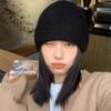 Autumn and Winter Versatile Ear Protectors Solid Color Velvet Warm Face Small Knitted Hat
