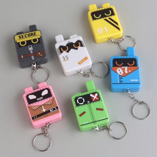 Cartoon Würfel Klicker Schlüsselanhänger Spielzeug Stressabbau Dekompressionsknopf Fidget Schlüsselring Hängende Dekoration Tasche Anhänger Geldbörse