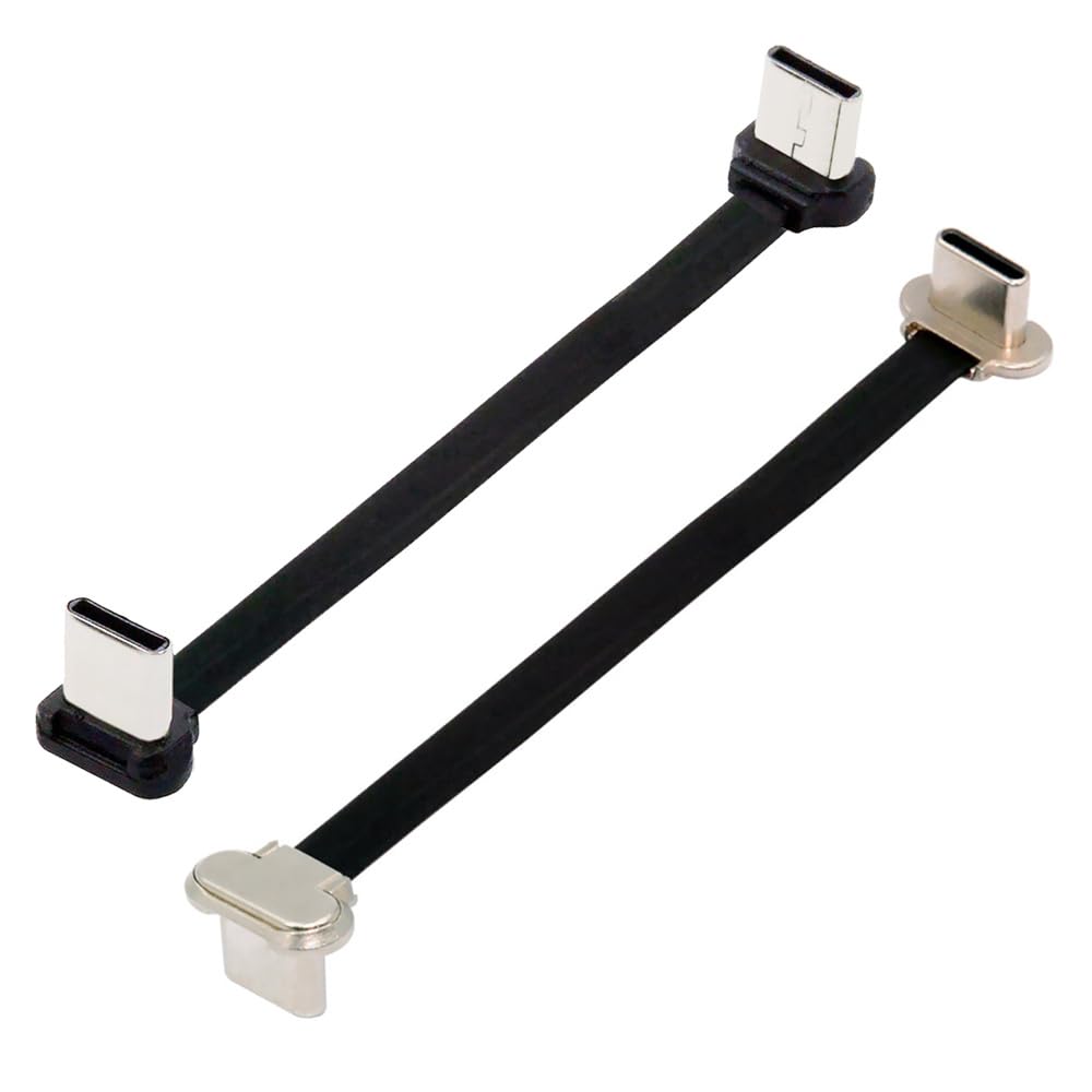 

xiwai Angled Type C to Short Ultra Slim Flat USB Data Cable with Power 65W Fast 2 for and Mobile Phones USB-C USB-C 2.0 Supply, Charging, Cables/Lot чёрный