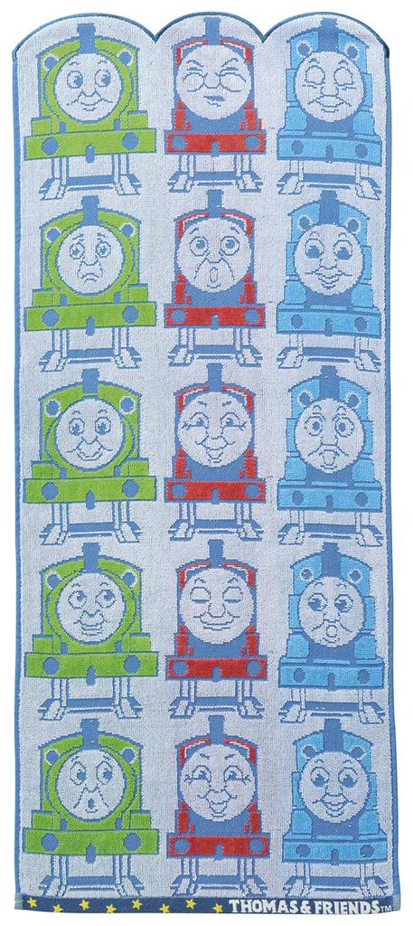 Marushin Thomas the Tank Engine Face 34 x Change 4605003900 Towel, 80cm, Face, 100% Cotton,