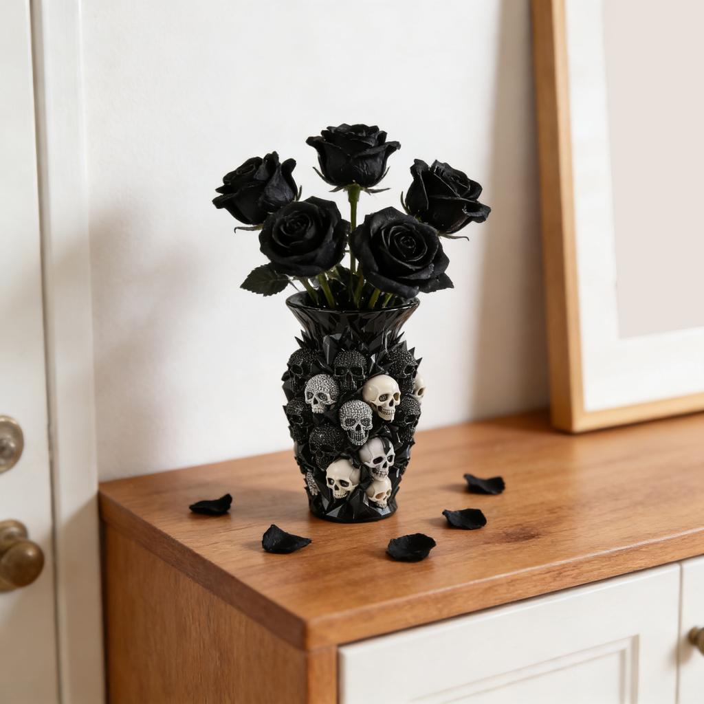 Vase Garden Resin Ornament Gothic Decorative Vase Resin Craft